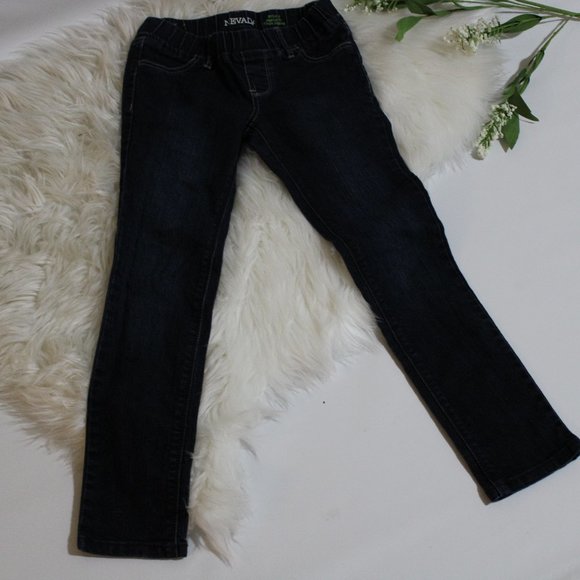 Nevada Girls Navy Blue Jeggings Pull On - Picture 2 of 9